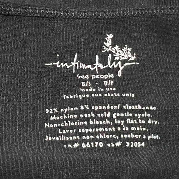 FREE PEOPLE RIBBED BODYSUIT - Picture 7 of 7